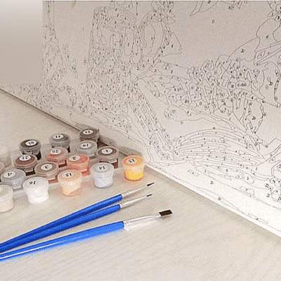 Paint By Numbers Kit Vintage Europe - Painting By Number