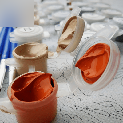 Paint By Number Kit Traveling Girl - Painting By Number