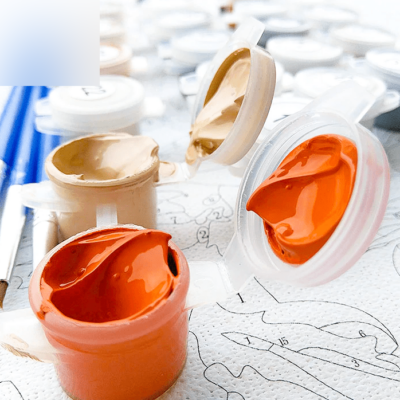 Paint By Numbers Kit Wine Sunset - Painting By Number