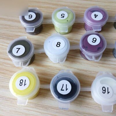 Bicycle Fairy Tale Landscape Paint by Numbers Kit - Painting By Number