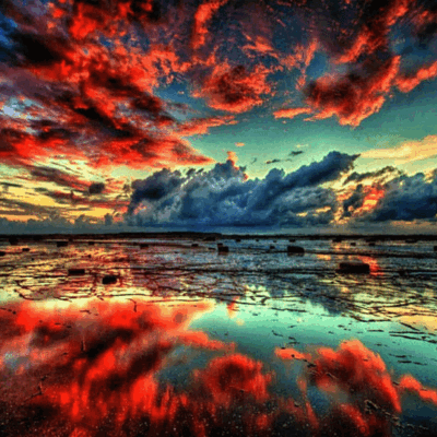 5D Diamond Painting Kit - Sunset Landscape