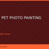 custom pet photo painting kits
