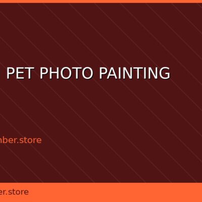 custom pet photo painting kits