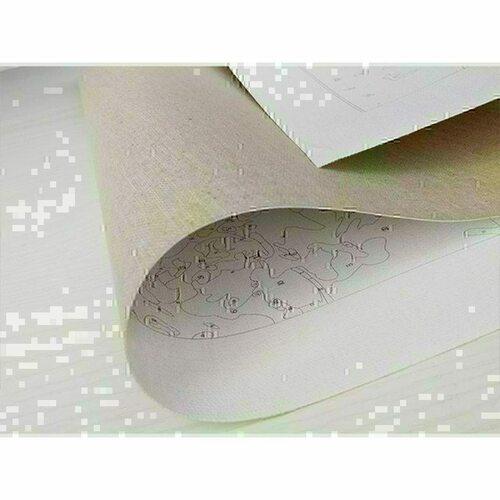 Abstraktes Buntglas Malen nach Zahlen Set für Erwachsene — DIY Leinwandkunst