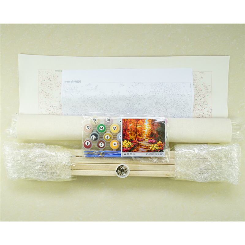 Stolzer Löwe Malen nach Zahlen Set für Erwachsene — DIY Tier-Leinwand, 16x20 Zoll
