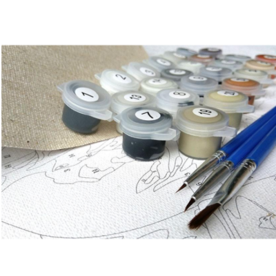 Fallen Flower Path - Paint by Numbers Kit
