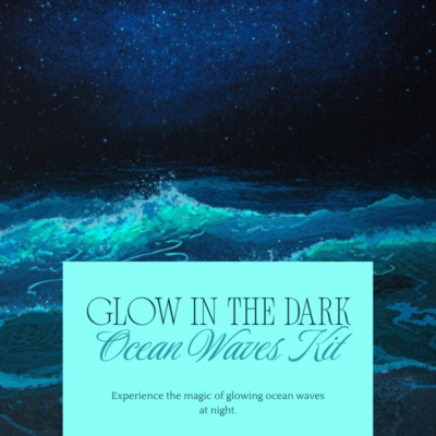 Glow in the Dark Ocean Waves Paint by Numbers Kit