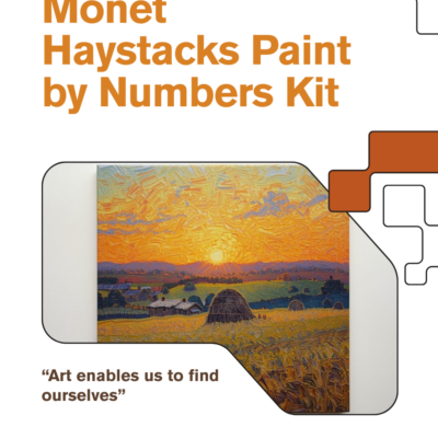 Haystacks at Sunset — Monet Paint by Numbers Kit