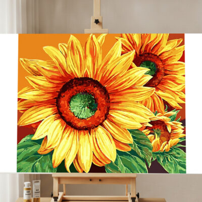 Flower Sunflower Paint by Numbers Kit