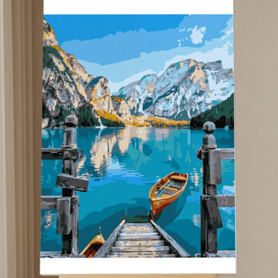 Lake Landscape Paint by Numbers Kit