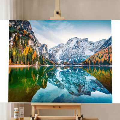 Paint by Numbers Kit Landscape Ice Mountain