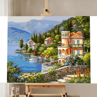 Landscape Lakeside Paint by Numbers Kit