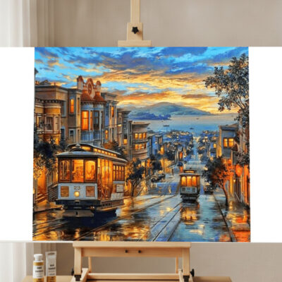 Paint By Numbers Kit Landscape San Francisco