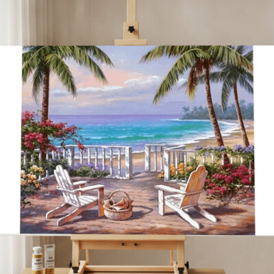 Landscape Seaside Paint by Numbers Kit