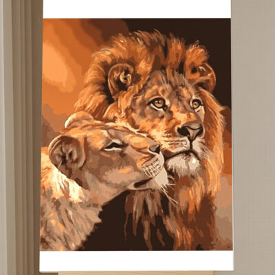 Lions Paint by Numbers Kit