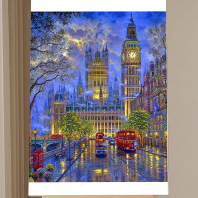 London Paint by Numbers Kit