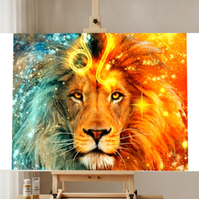 Kit Pintar por Números León Majestuoso