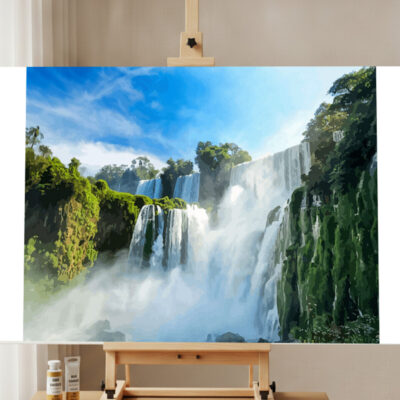 Nature Waterfall Paint by Numbers Kit