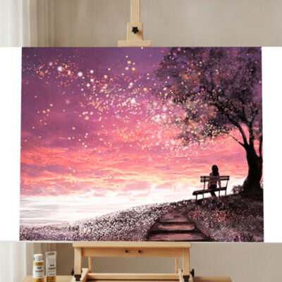 Pink Sunset Paint by Numbers Kit