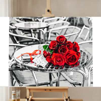 Rose Perspective Paint by Numbers Kit