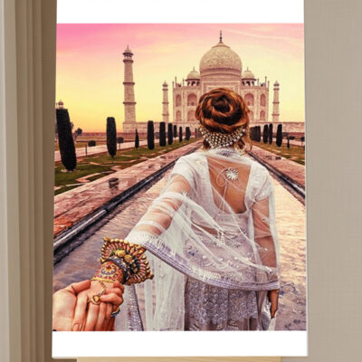 Traveling Girl Paint by Numbers Kit