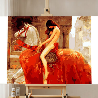 Woman & Horse Paint by Numbers Kit