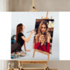 Custom Paint by Numbers Kit with Wood DIY Frame