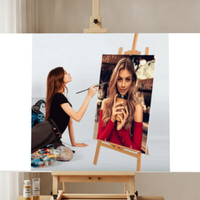 Custom Paint by Numbers Kit with Wood DIY Frame