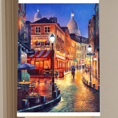 Landscape Paris Paint by Numbers Kit