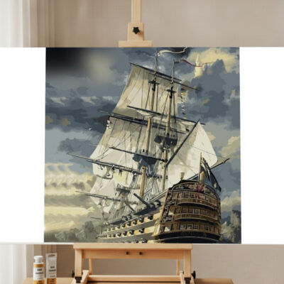 Kit de Pintar por Números Barco de Vela