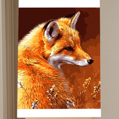 Red Fox Paint by Numbers Kit for Adults