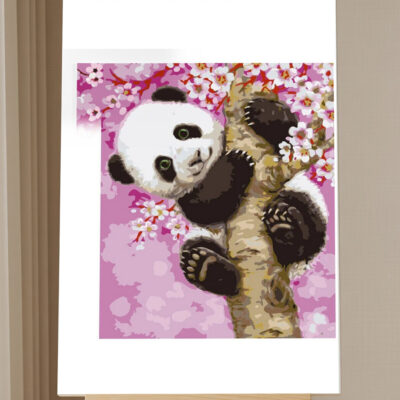 Cherry Panda Animal DIY Diamond Painting