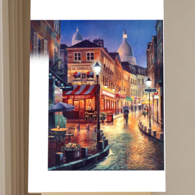 Painting By Numbers DIY Landscape Canvas Diamond Painting Kit