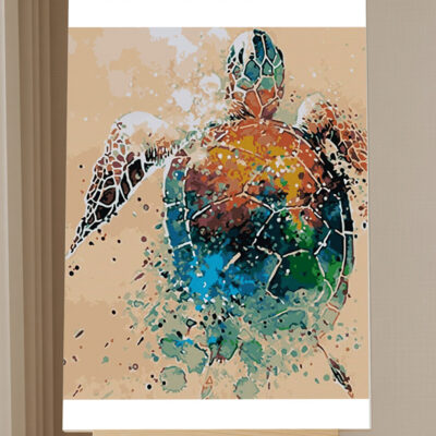 Abstract Turtle Paint by Numbers Kit