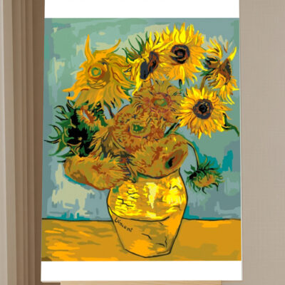 Van Gogh Sunflowers Paint by Numbers Kit for Adults