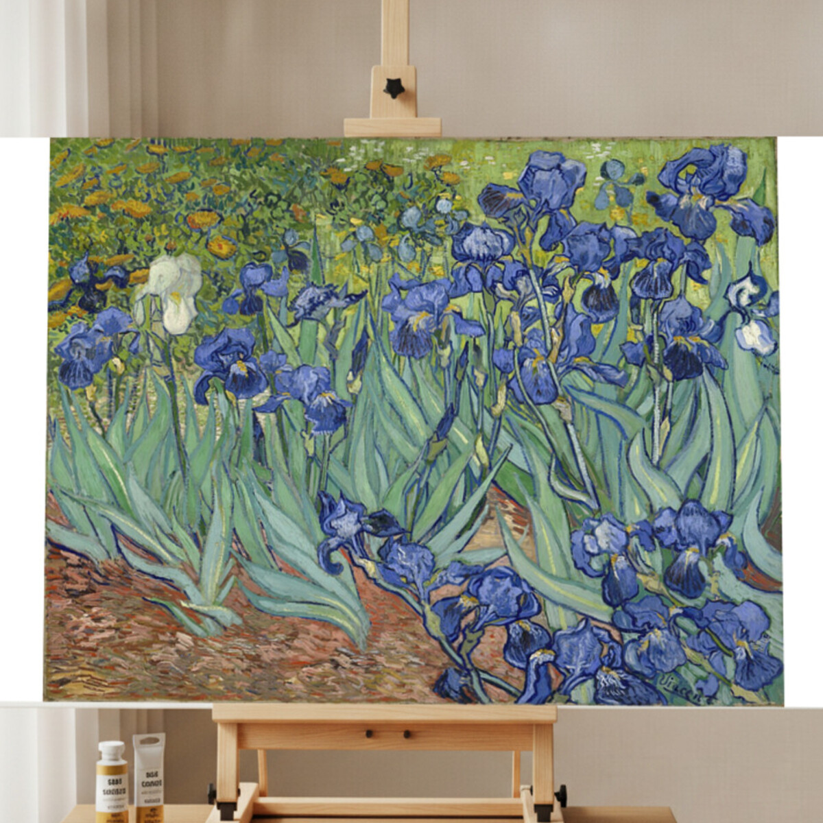 Iris — Kit Peinture par Numéros Van Gogh
