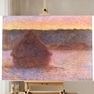 Haystacks at Sunset — Monet Paint by Numbers Kit