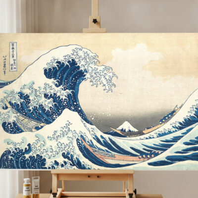 The Great Wave off Kanagawa — Hokusai Paint by Numbers Kit