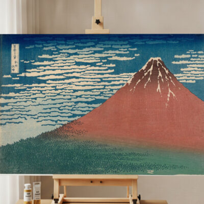 Red Fuji (Fine Wind, Clear Morning) — Hokusai Paint by Numbers Kit