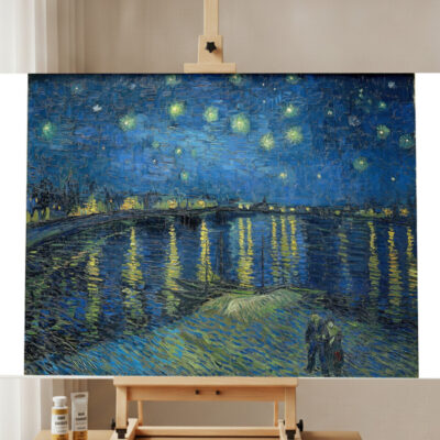 Starry Night Over the Rhône — Van Gogh Paint by Numbers Kit