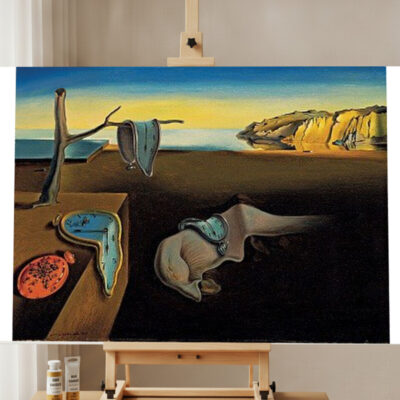 Die Beständigkeit der Erinnerung – Dalí Malen nach Zahlen Set
