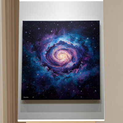 Glow in the Dark Galaxy Space Paint by Numbers Kit
