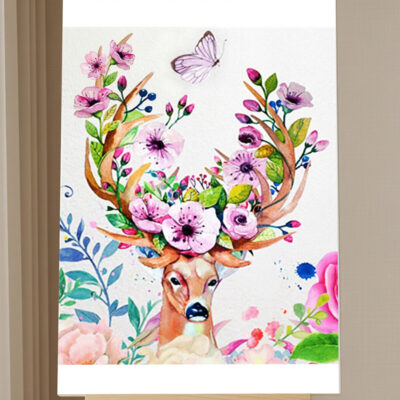 Abstract Deer Paint by Numbers Kit