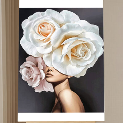 Paint by Numbers Kit Abstract Flower Girl