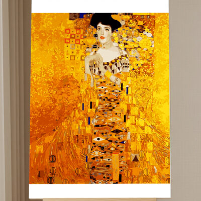 Paint by Numbers Kit Abstract Golden Adele
