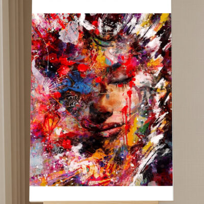 Abstract Woman Art Paint by Numbers Kit