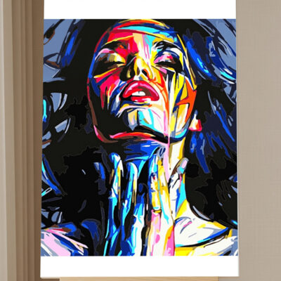 Paint by Numbers Kit Abstract Woman Portrait