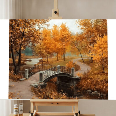 Autumn Scenery Paint by Numbers Kit