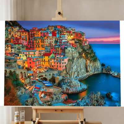 Paint by Numbers Kit City Landscape Scene