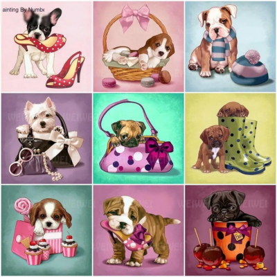 5D AnimalsCute Cartoon Diamond Painting Kit - DIY Art